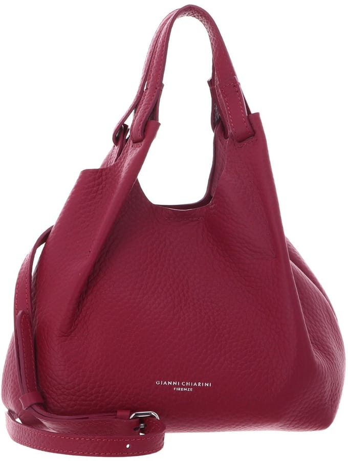 GIANNI CHIARINI Leren handtas schoudertas Dua Handbag Desert Flower paars