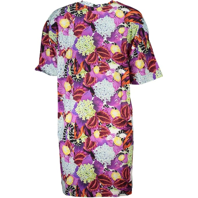 Bloemmotief Mini T-shirt Jurk Ca26767