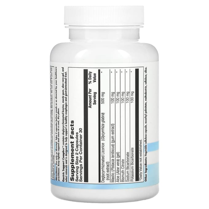 Nutra BioGenesis, Complexe de Soutien Gastrique, 60 Capsules