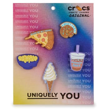 Crocs Funny Foods 5 Pack Accessoires Veelkleurig