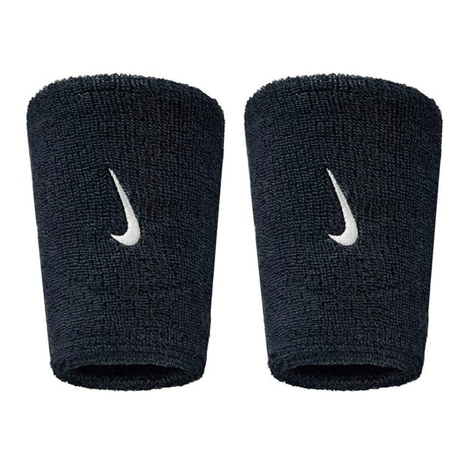 NIKE ACCESSOIRES nike swoosh classic doublewide wristbands 2pk n1012406-010