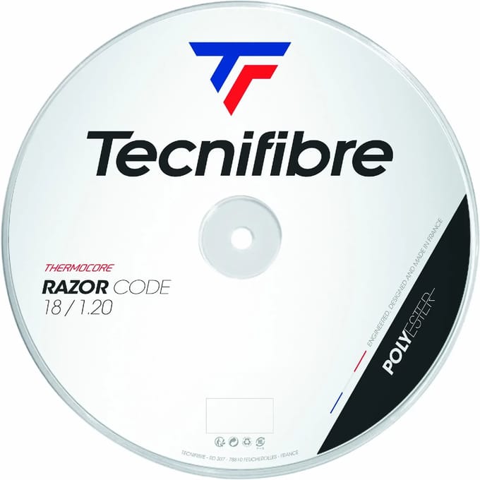 Tecnifibre Razor Code 200m Rol Snaren-Wit