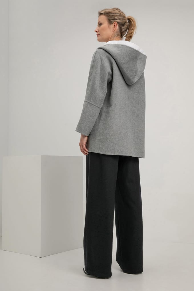 Josephine & Co Helena Coat Steel Grey Melange Größe: 38 | Leichte Jacken Outlet | Damen | Grau