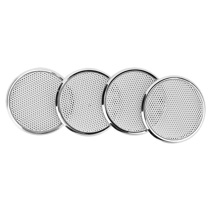 4 stuks 1 inch Audio Luidspreker Grille Beschermend Decoratieve Audio Luidspreker Wit Gaas Grille white