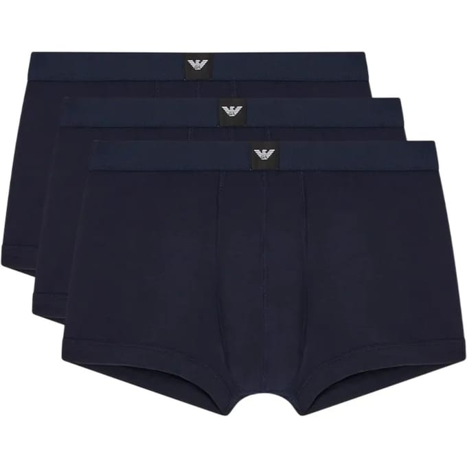 Emporio Armani Core Logoband Trunk Boxershorts Heren (3-pack) - Maat S