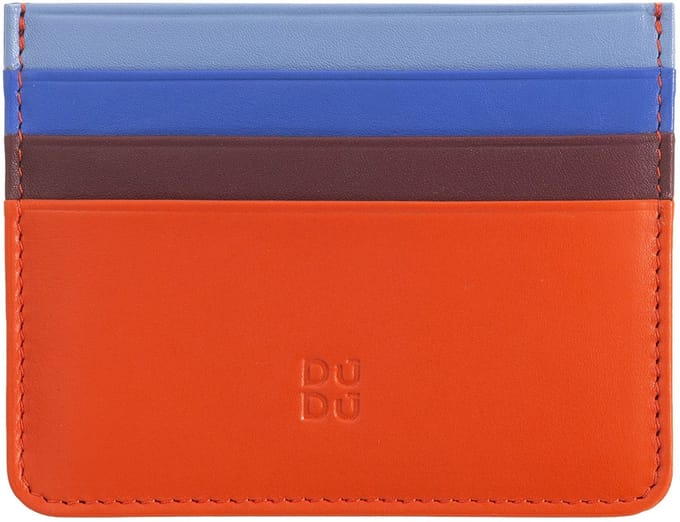 DuDu - Skins - Compacte Lederen Kaartetui - Horizontale Elegant Design