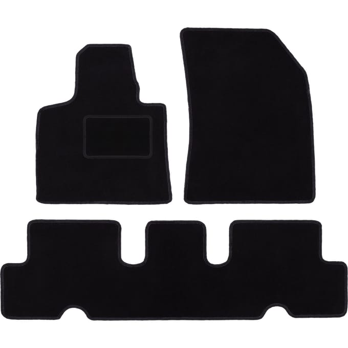Zwarte veloursmatten voor: Citroen C4 Picasso II minivan (2013-)