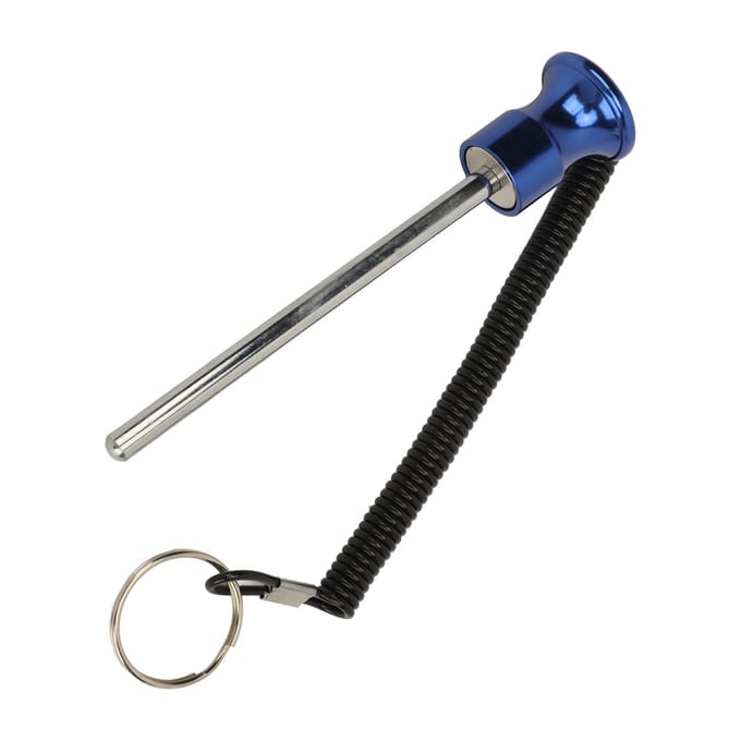 Gewichtsmachine Pin Magnetisch 8x125mm met Trekkoord Gewichtsstapel Selector Pin voor Krachttraining blauw