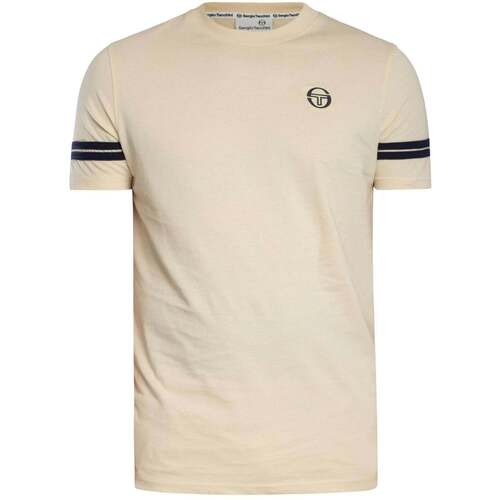 T-shirt Korte Mouw Sergio Tacchini Grello T-Shirt Sandshell/Maritime Blue
