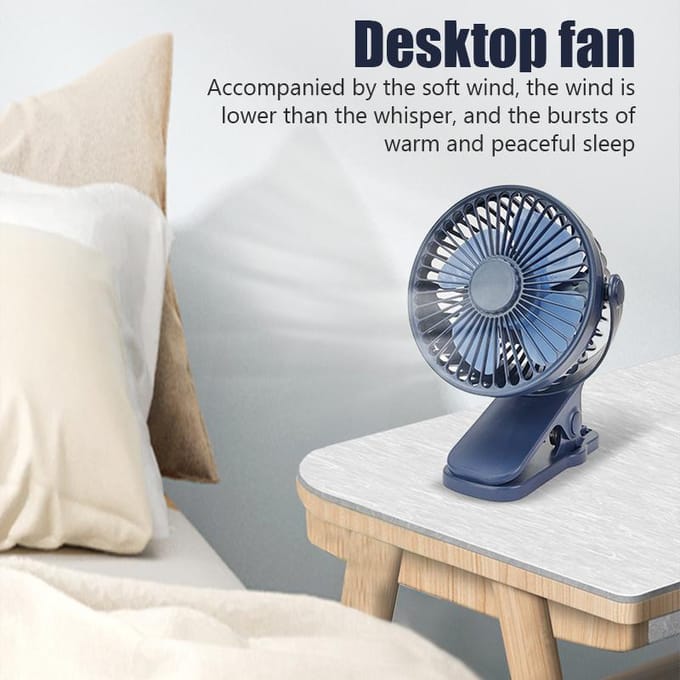 Draagbare Mini Hand Clip Ventilator USB Opladen Stille Desktop Elektrische Ventilator Hoge Kwaliteit Studentenhuis Kleine Koelventilatoren