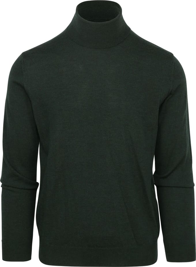 Suitable Merino Coltrui Donkergroen - Maat L - Heren