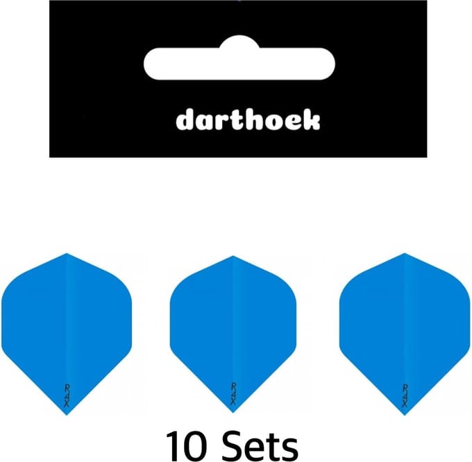 Darthoek| Flights | R4X | Blauw | 10 Sets | (30 stuks) |