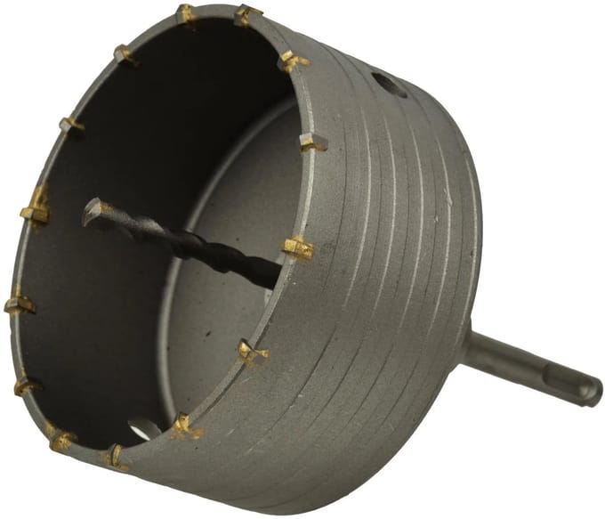 GEKO Holle hamerboor - 120 mm - SDS Plus - Voor precisiewerk in bouwmaterialen