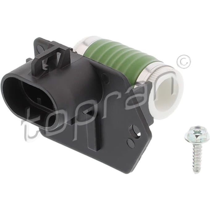 Voorweerstand, elektromotor (radiateurventilator) HANS PRIES 601 624