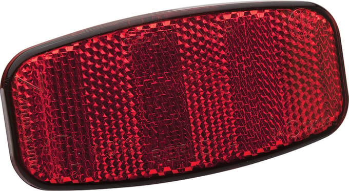 Dresco Reflector Rood/zwart 112x54mm