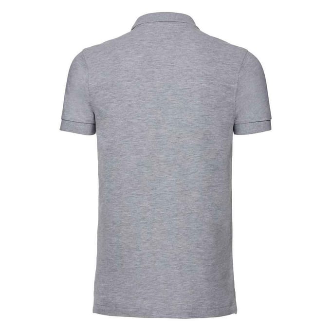 Russell Heren Piqué Stretch Poloshirt (Licht Oxford)
