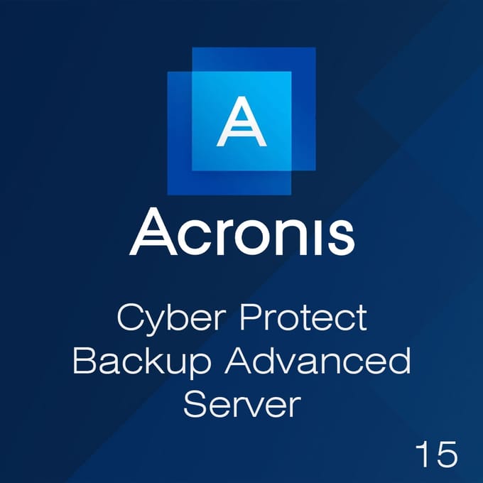 Acronis Cyber Proect Backup Advanced Server Corporate 1 Jaar Nieuwe Aankoop