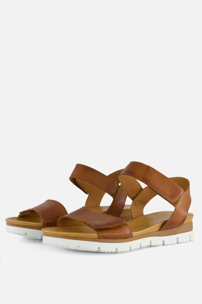 Aqa Aqa Sandalen cognac Leer