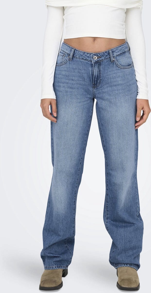 ONLY - ONLBRITNEY LOW STRAIGHT DNM AZG OS - Dames - Jeans