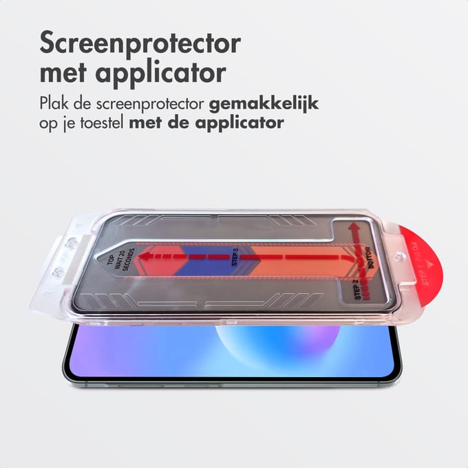 Accezz Screen Protector - Geschikt voor Samsung Galaxy A57 (5G) - Gehard Glas Screenprotector + Applicator - 2-pack