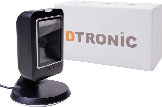 DTRONIC DT3163 barcodescanner – USB tafelscanner – QR & 1D – Plug & Play – Voor PC, Mac & Android