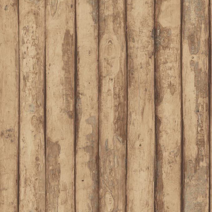 Homestyle Behang Old Wood bruin