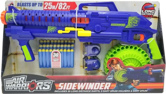 BuzzBee Air Warriors Sidewinder - Blauw