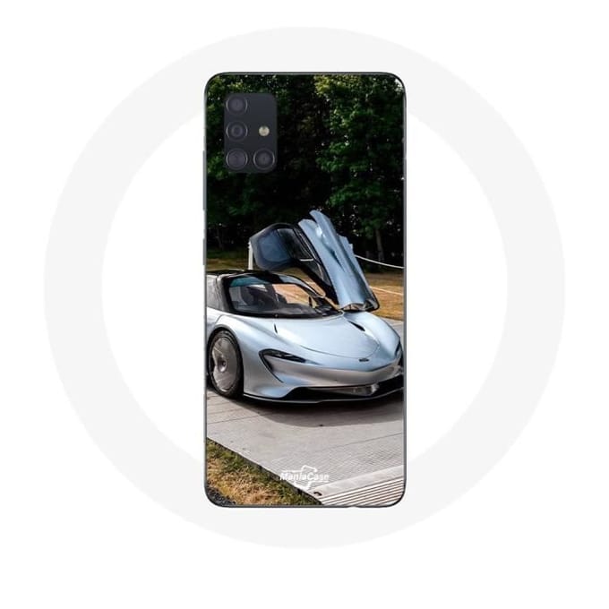 Coque - McLaren - Galaxy A51 - Formule 1 - Souple - Gris - Protection gris