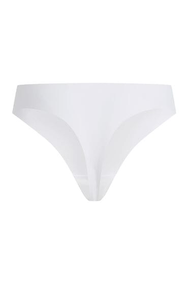Hunkemöller Dames Lingerie Invisible string - Wit - maat S