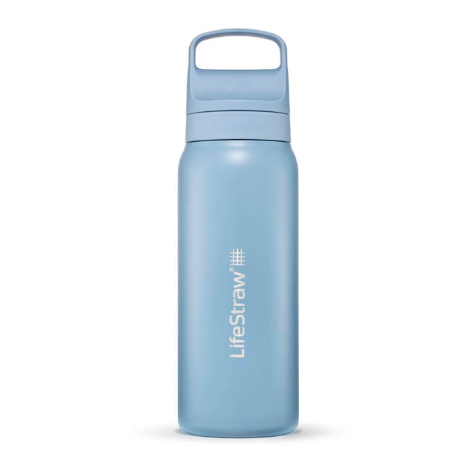 LifeStraw waterfilterfles Go 2.0 RVS Icelandic Blue geïsoleerd 1 liter - Blauw