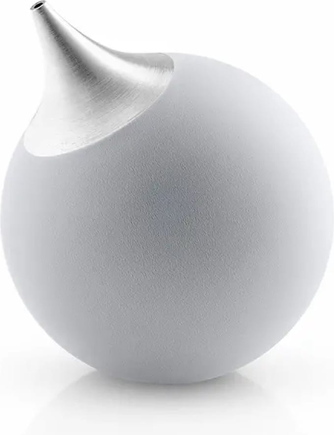 Eva Solo Zeepdispenser - Marmer Grijs - Bol - 8 cm - Siliconen
