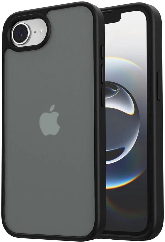 Hoesje Geschikt voor Apple iPhone 17e / 16e - Matte Back Cover - Zwart