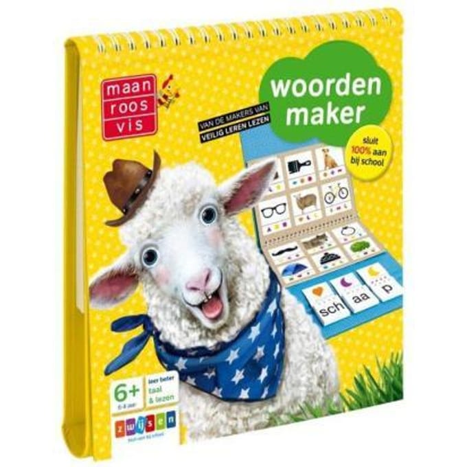 Maan Roos Vis Woordenmaker Educatieve boeken (spelletjes en raadsels)