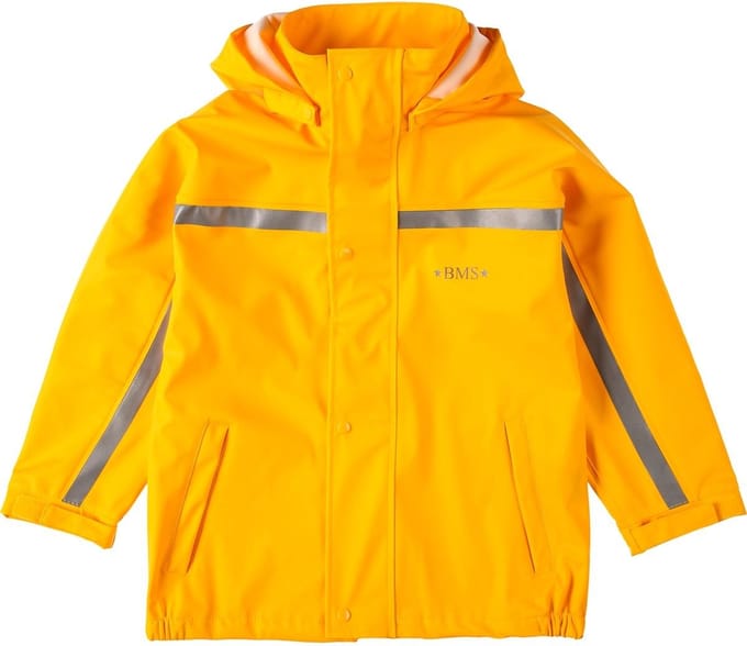 BMS Kinder Regenjas Softskin Buddel Jas Geel