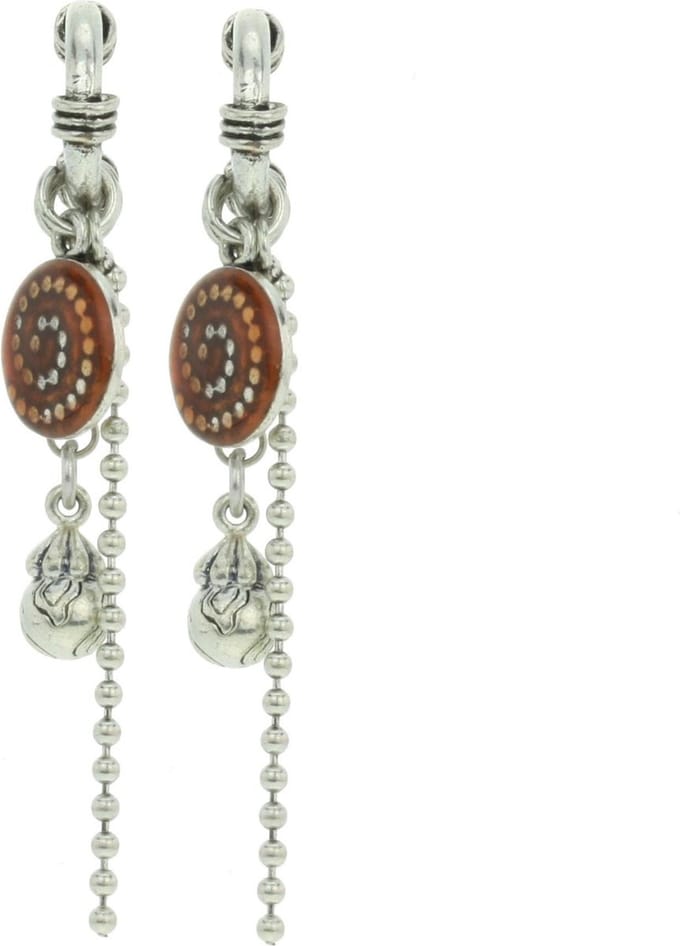 Behave - Oorbellen - Dames - Zilverkleur - Boho chic - Lange hangers