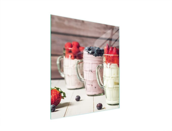 TMK ArtDeko - Snijplank Glas - 45x52 cm - Deksel - Hartglas Panel