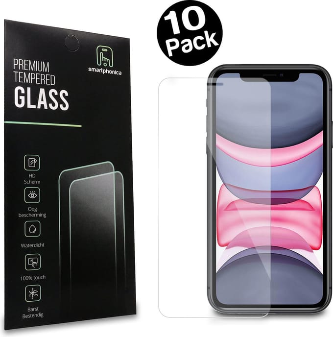 Screenprotector iPhone XR - Screenprotector Glas voor iPhone XR - 10 stuks - Smartphonica