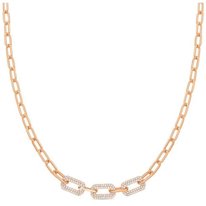 Luxenter Ketting met 18-karaats geelgouden afwerking - Nelith