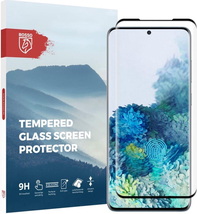 Rosso 9H Tempered Glass Screen Protector Geschikt voor Samsung Galaxy S20 Plus | Glasplaatje | Beschermlaag | Beschermglas | 9H Hardheid