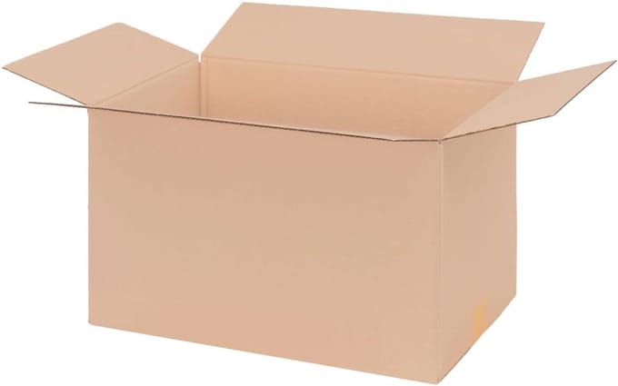 Verhuisdozen - Verzenddozen Karton - Opslag Spullen - Enkelgolf Karton - 50 x 30 x 30 cm - Bruin
