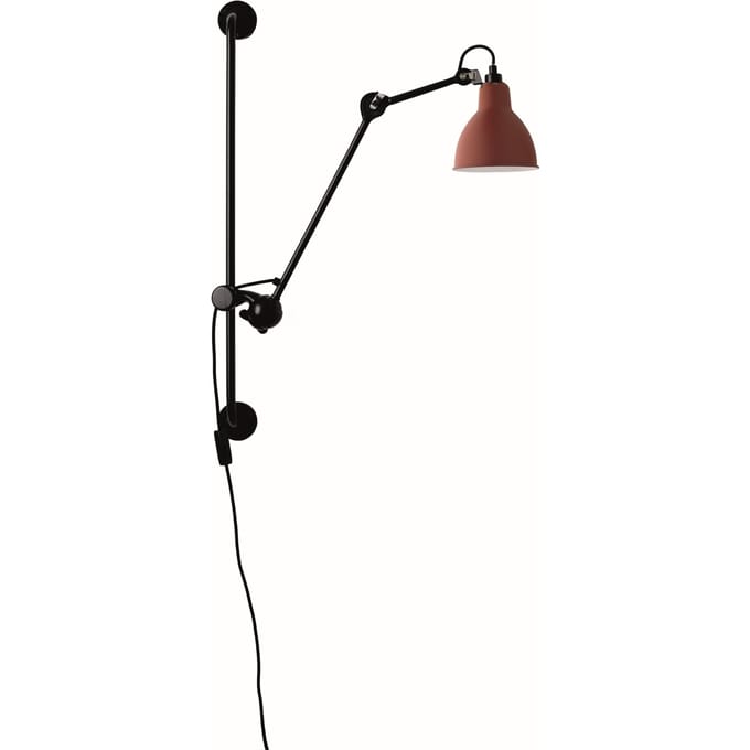 DCWéditions - LAMPE GRAS N°210 wandlamp - rood - rond