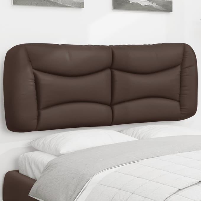vidaXL - Hoofdbordkussen - "Hvar" - 140 - cm - kunstleer - bruin