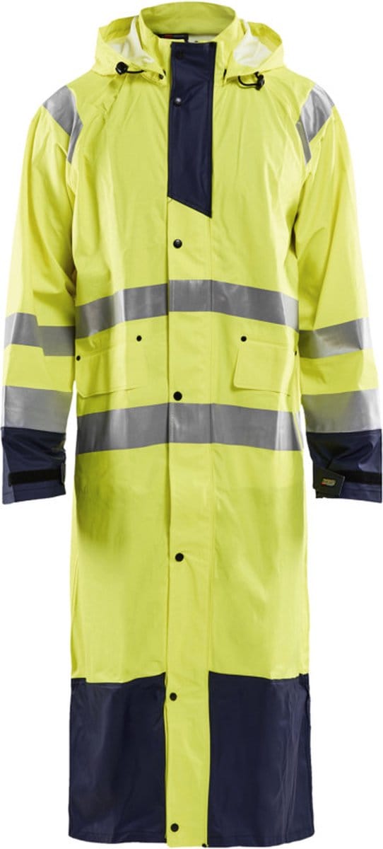 Blaklader Regenjas High Vis LEVEL 1 4325-2000 - High Vis Geel/Marineblauw - S