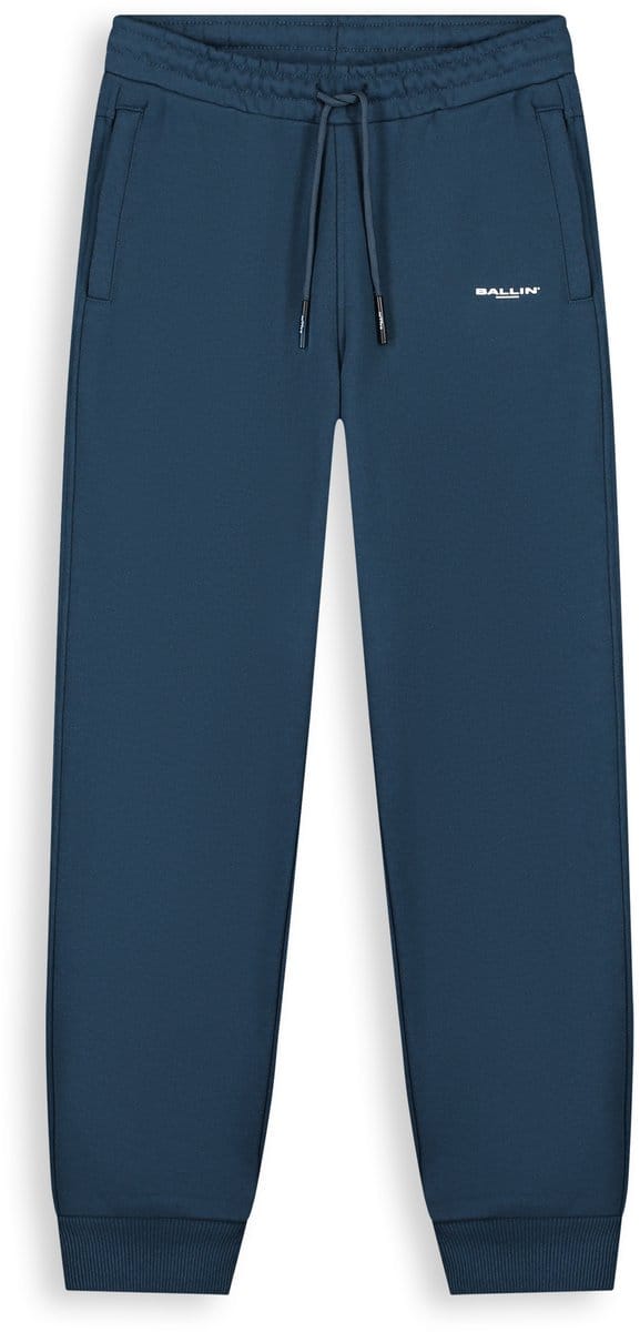 Ballin Amsterdam - Jongens Regular fit Pants Sweat - Petrol - Maat 10