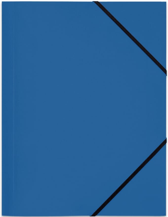 ELBA hoekspanmap Standard, DIN A4, PP, blauw