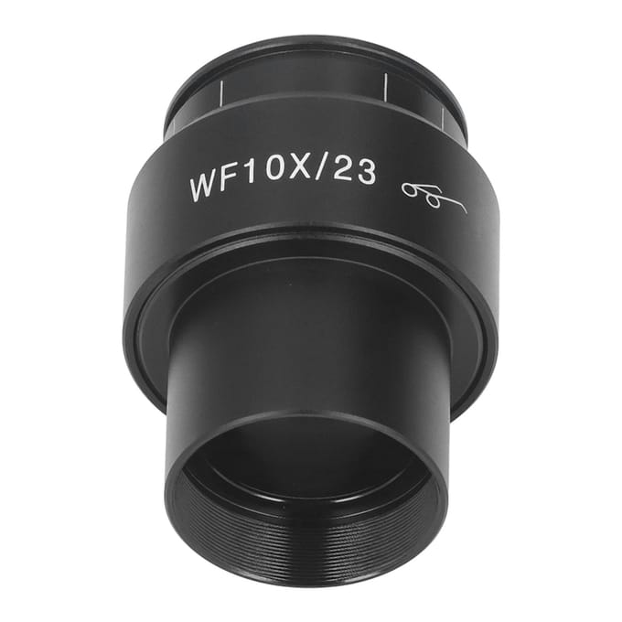 30mm Interface Microscoop Lens Groothoek WF10X23 Dioptrie Instelbaar Oculair met Huls