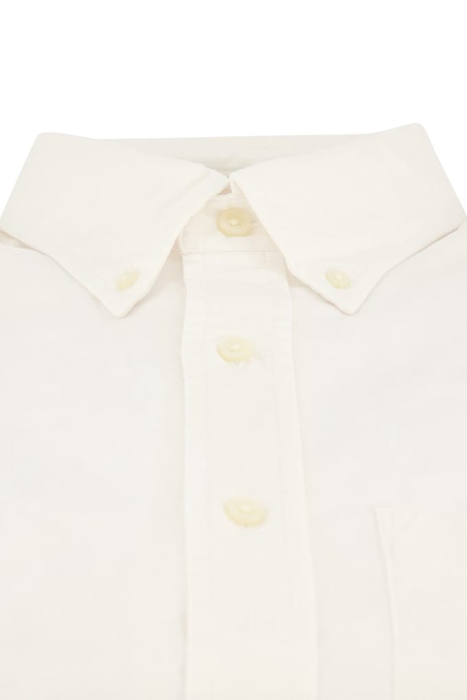 Gant casual overhemd Regular Fit wit effen met borstzak