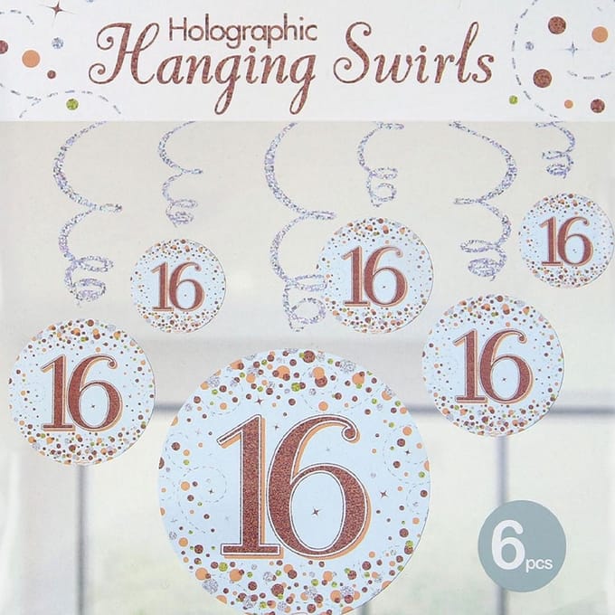 Oaktree - Swirls Sparkling Rose Gold - 16 jaar