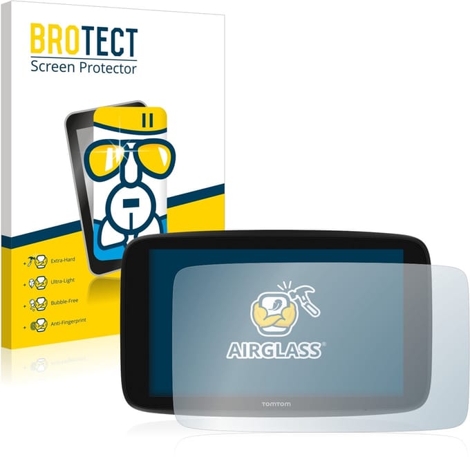 Screenprotector voor TomTom Go Expert 6" Beschermglas transparant