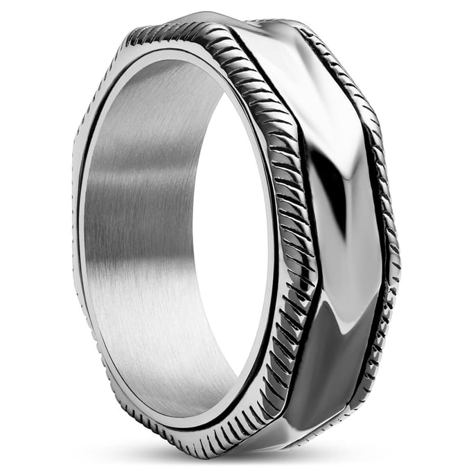 Pearce Punctum Stalen Ring